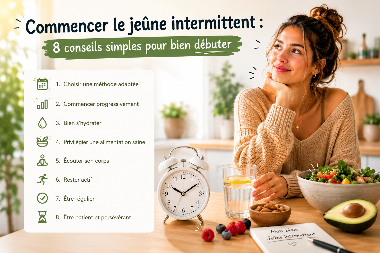 Commencer le jeûne intermittent 8 conseils
