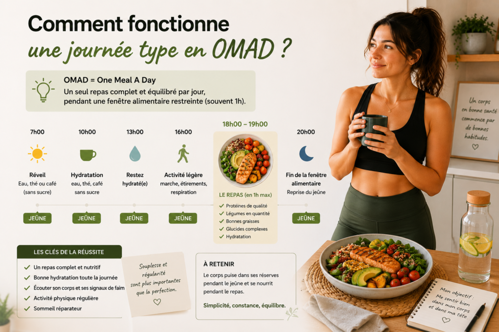 comment fonctionne une journée en régime OMAD
