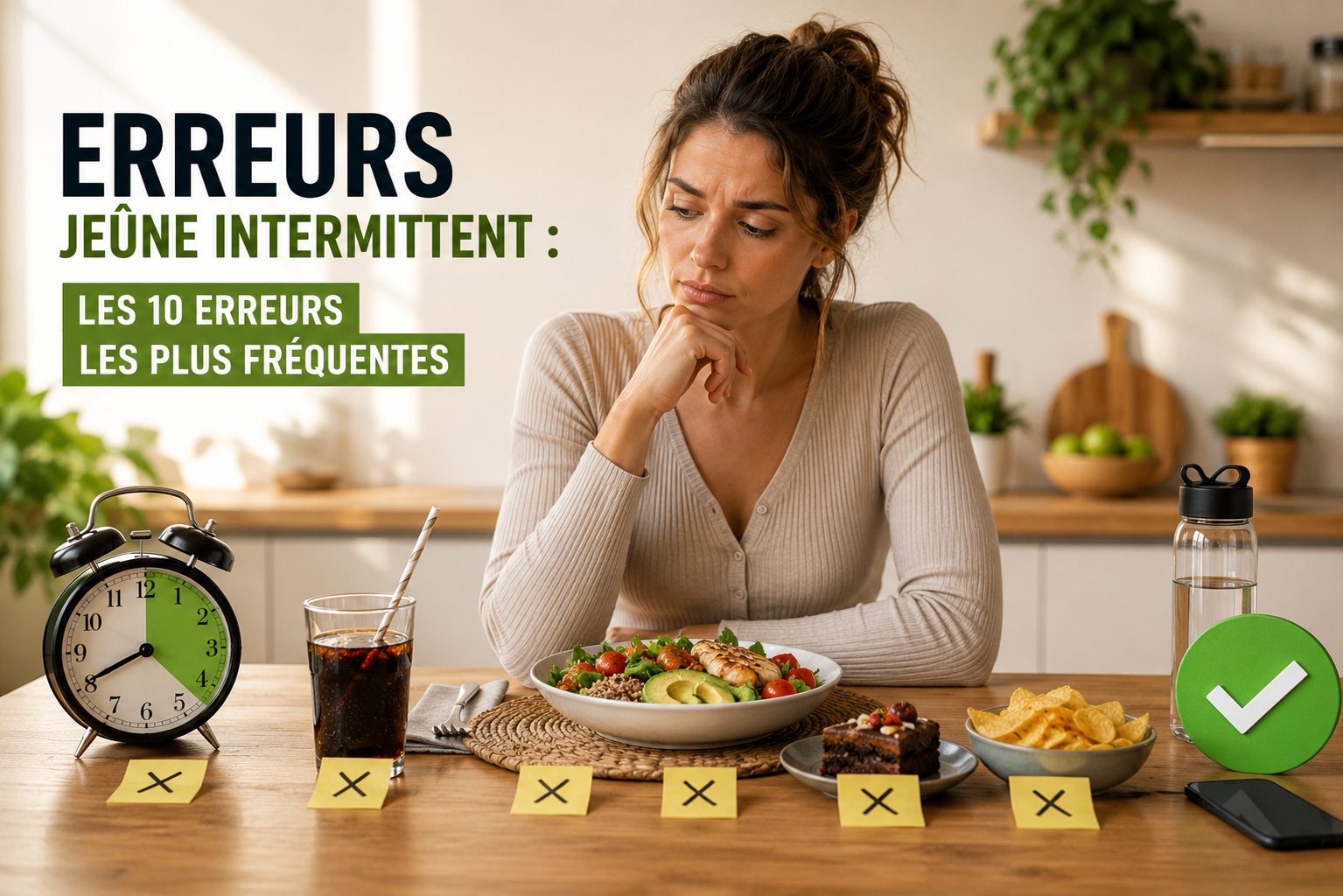 Erreurs jeûne intermittent